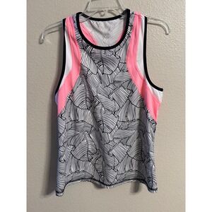 TAIL Women's Sleeveless Golf Tennis Athletic Tank Top Black White Pink Large